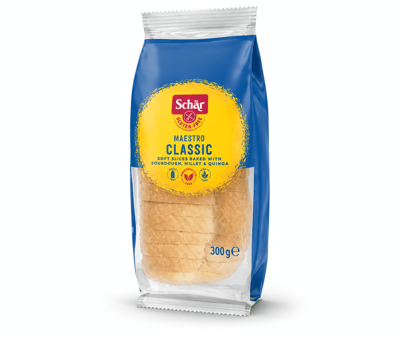 Хліб без глютену білий MAESTRO CLASSIC 300g