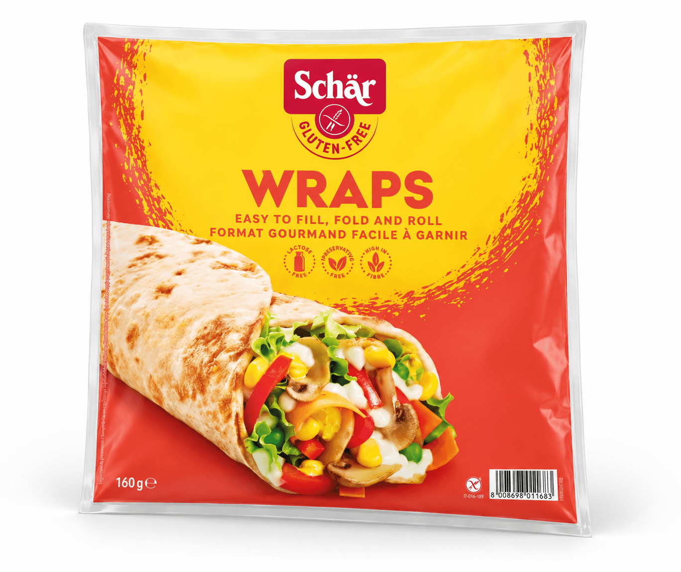 Лаваш (тортилья) без глютену WRAPS 160g - зображення 1