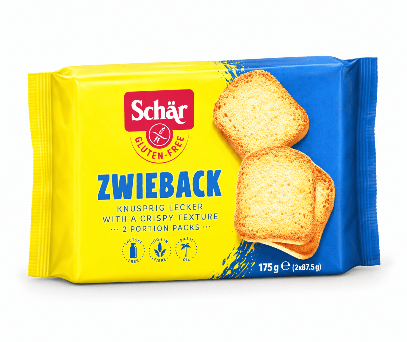 Сухарі легкі без глютену ZWIEBACK 175g - зображення 1