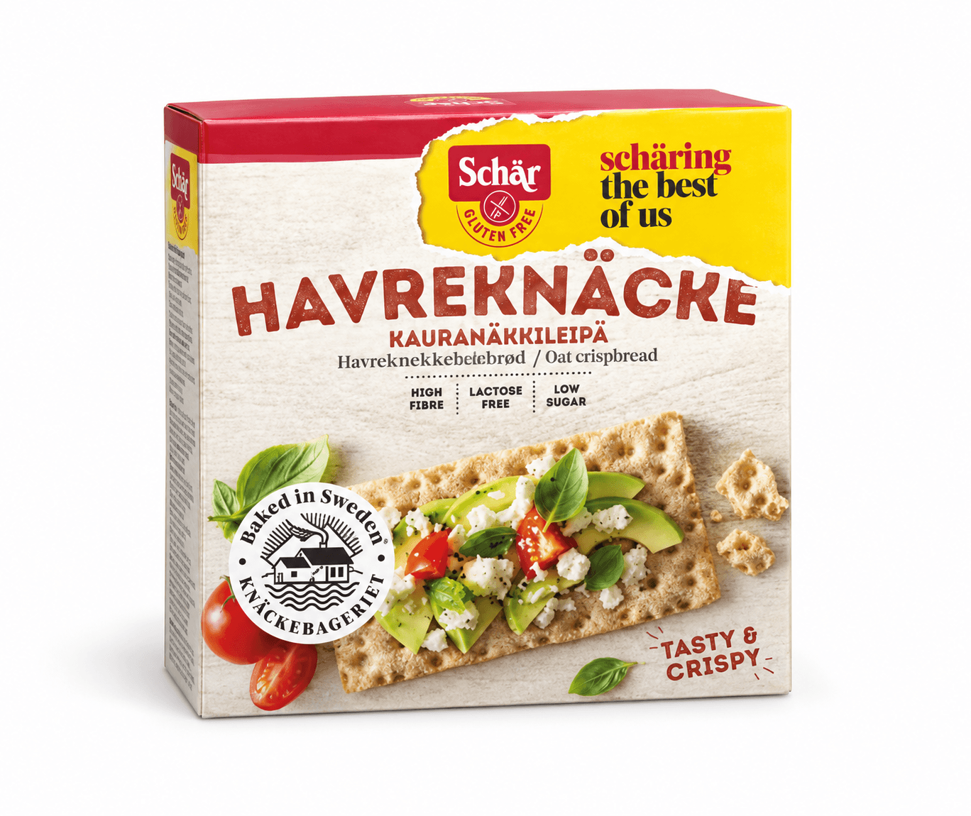 Хрусткі вівсяні хлібці без глютену OAT KNÄCKERBROT 215g - зображення 1