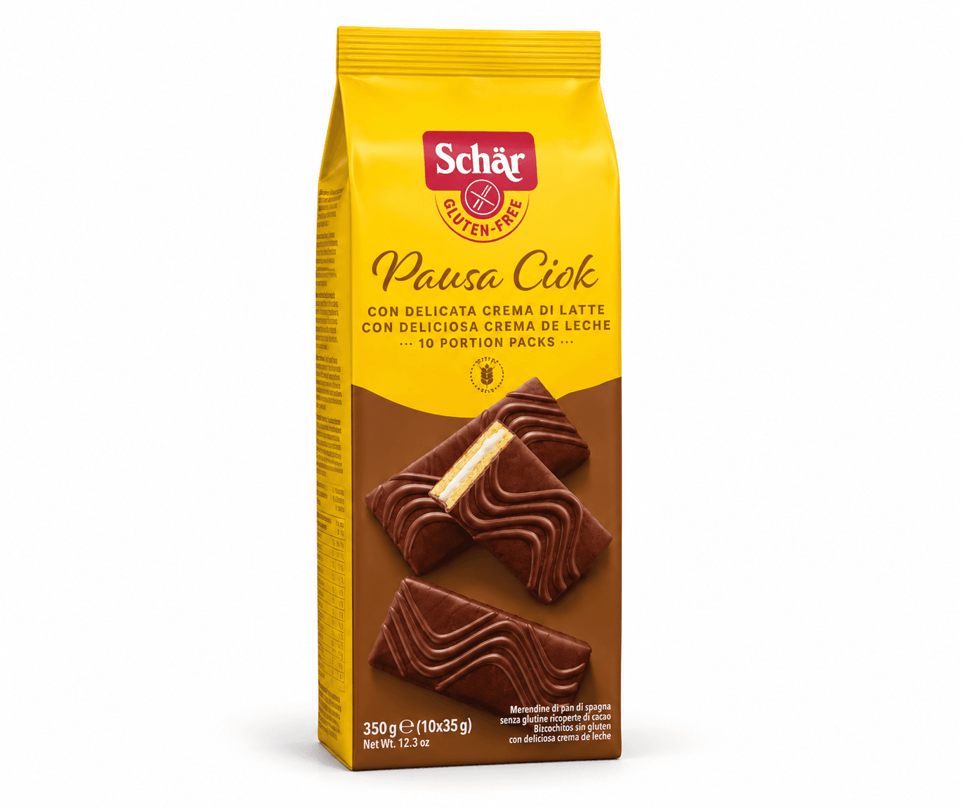 Тістечка без глютену бісквітні PAUSA CIOK 350g