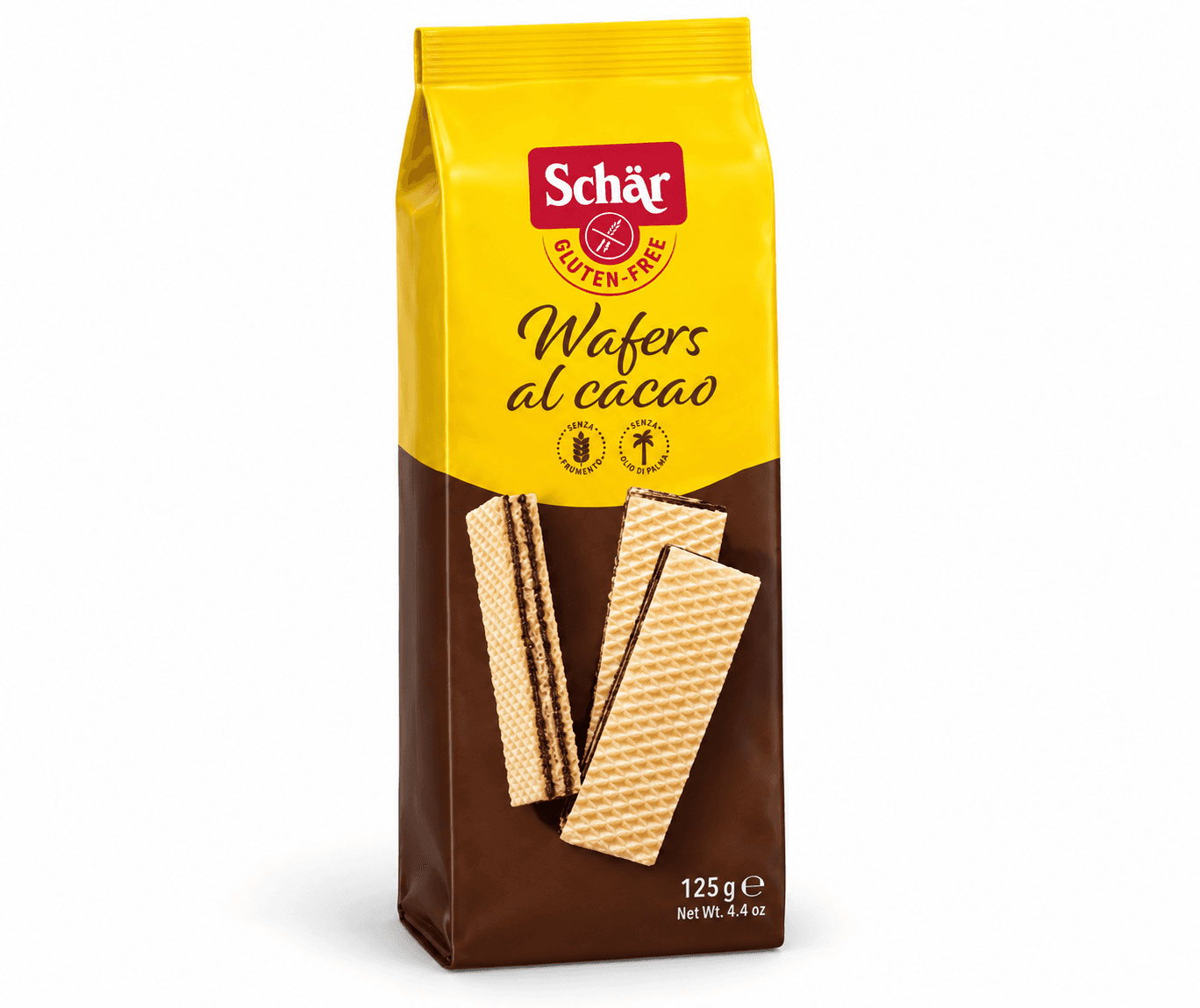 Вафлі без глютенуз какао WAFERS AL CACAO 125g - зображення 1