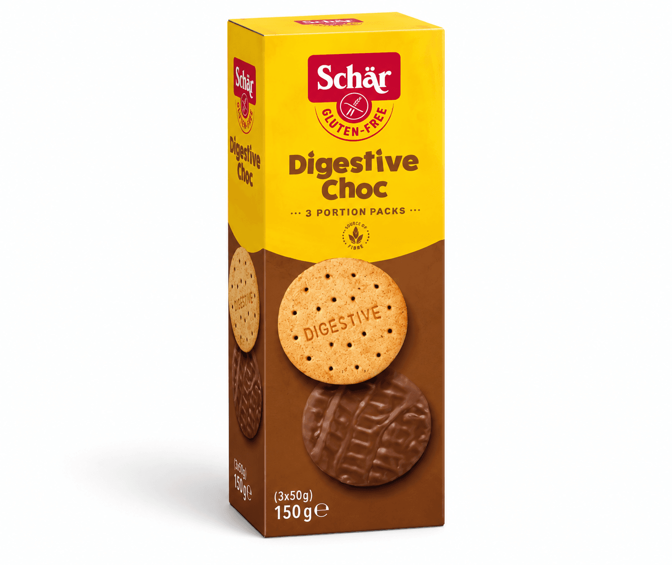 Печиво без глютену з молочним шоколадом DIGESTIVE CHOC 150g - зображення 1