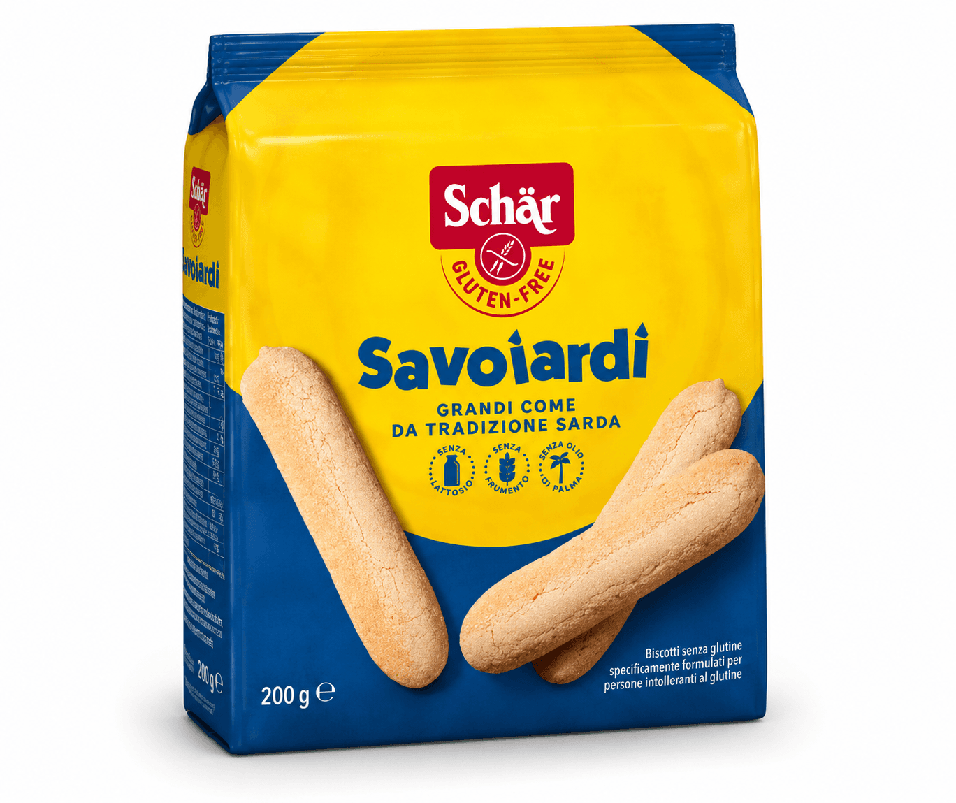 Палички Савоярді без глютену бісквітні SAVOIARDI 200g - зображення 1