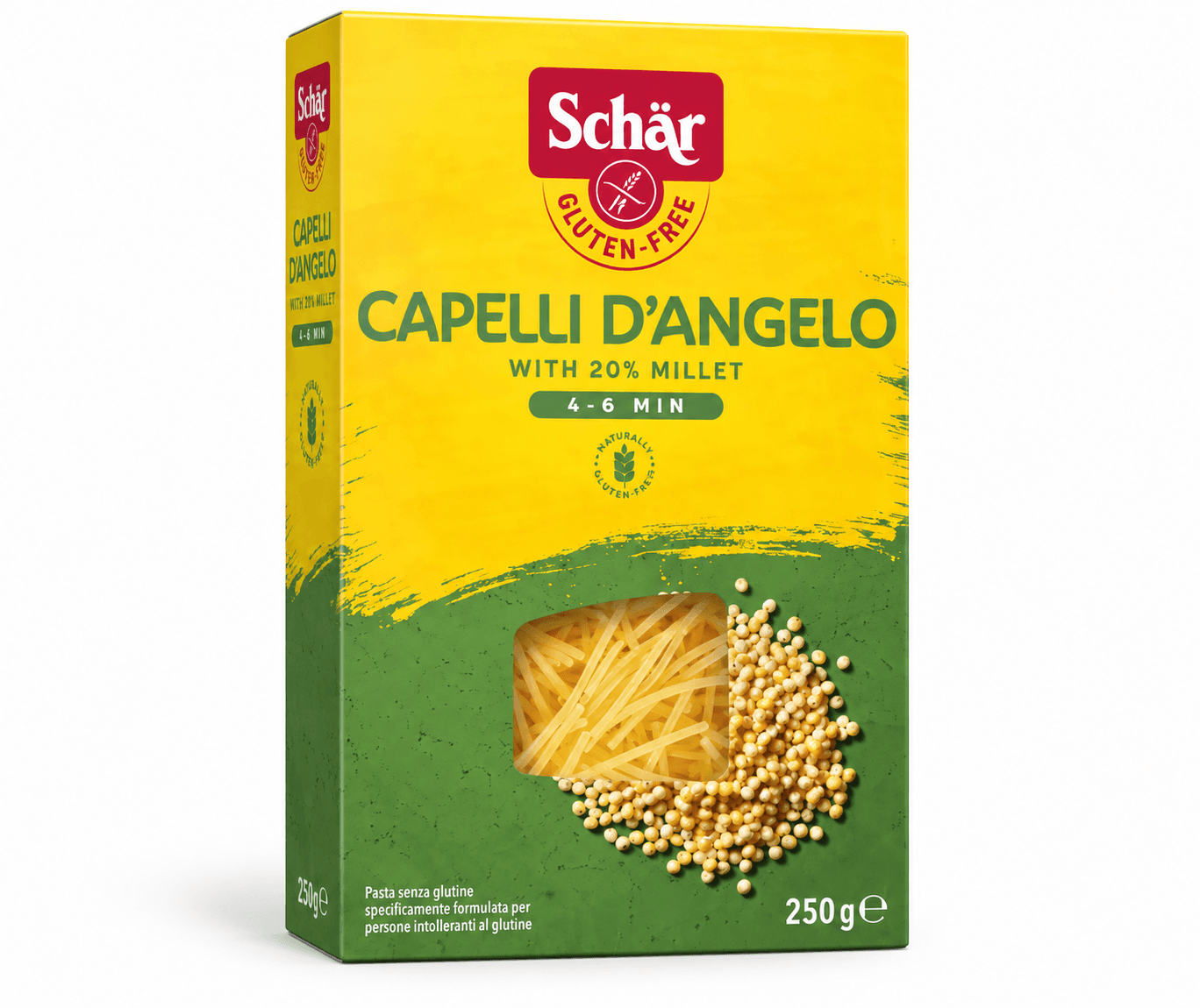 Паста без глютену з кукурудзи і рису PASTA CAPELLI 250g