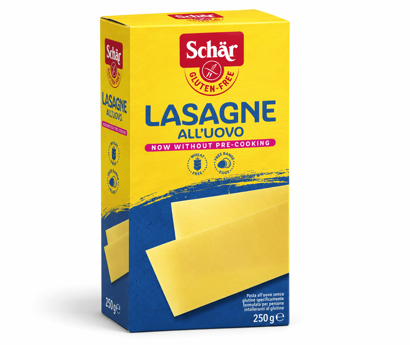 Паста без глютену з кукурудзи і рису (Лазанья) PASTA LASAGNE 250g