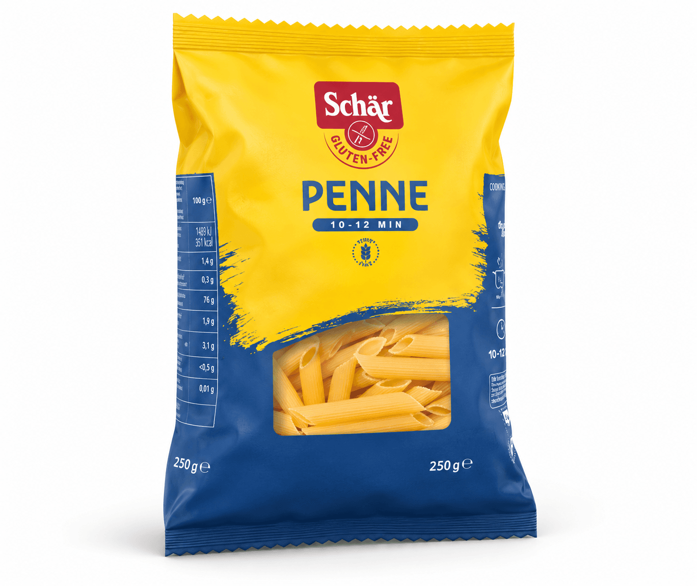 Паста без глютену з кукурудзи і рису PASTA PENNE 250g