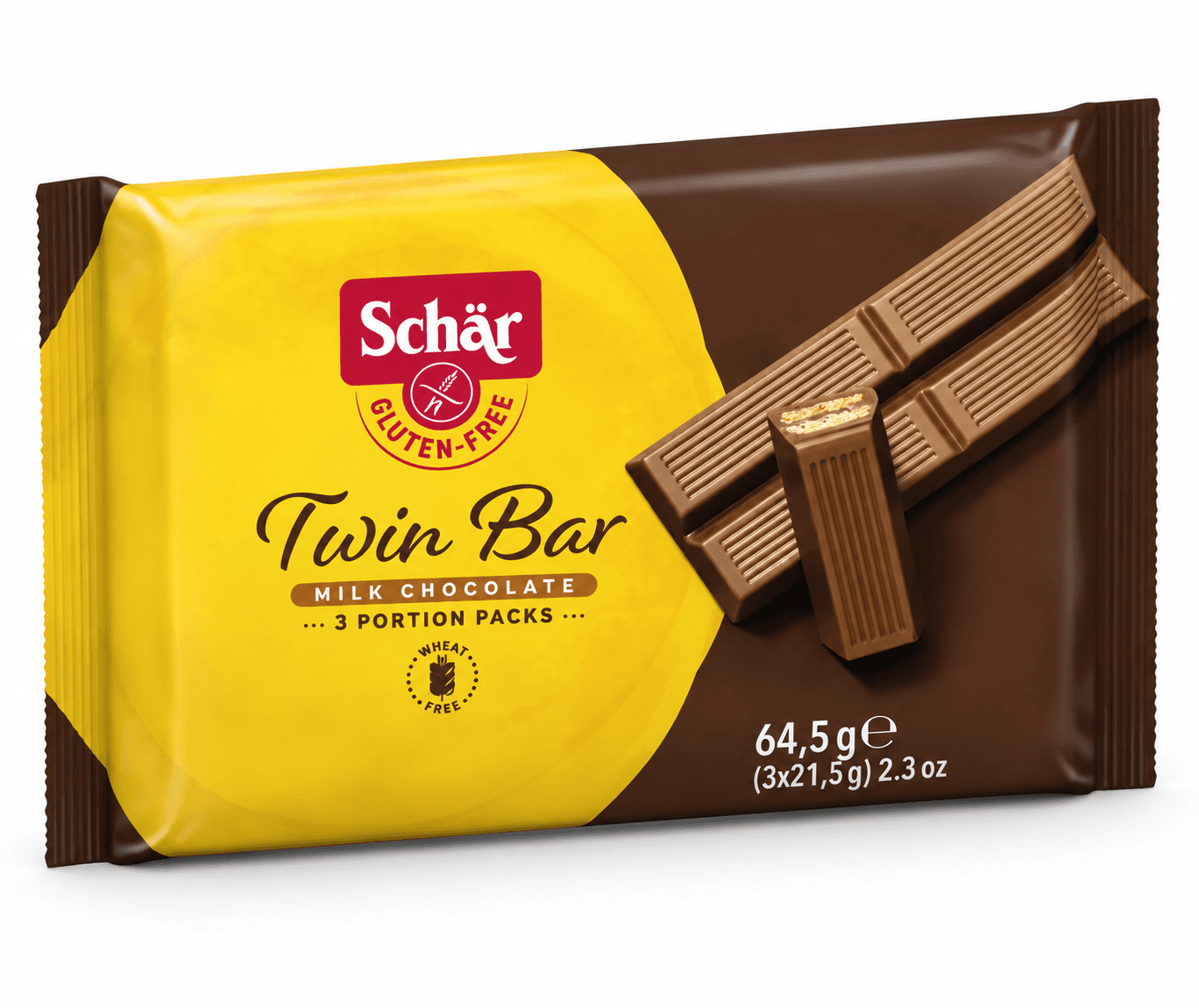 Батончики вафельні без глютену в шоколаді TWIN BAR 64,5g - зображення 1