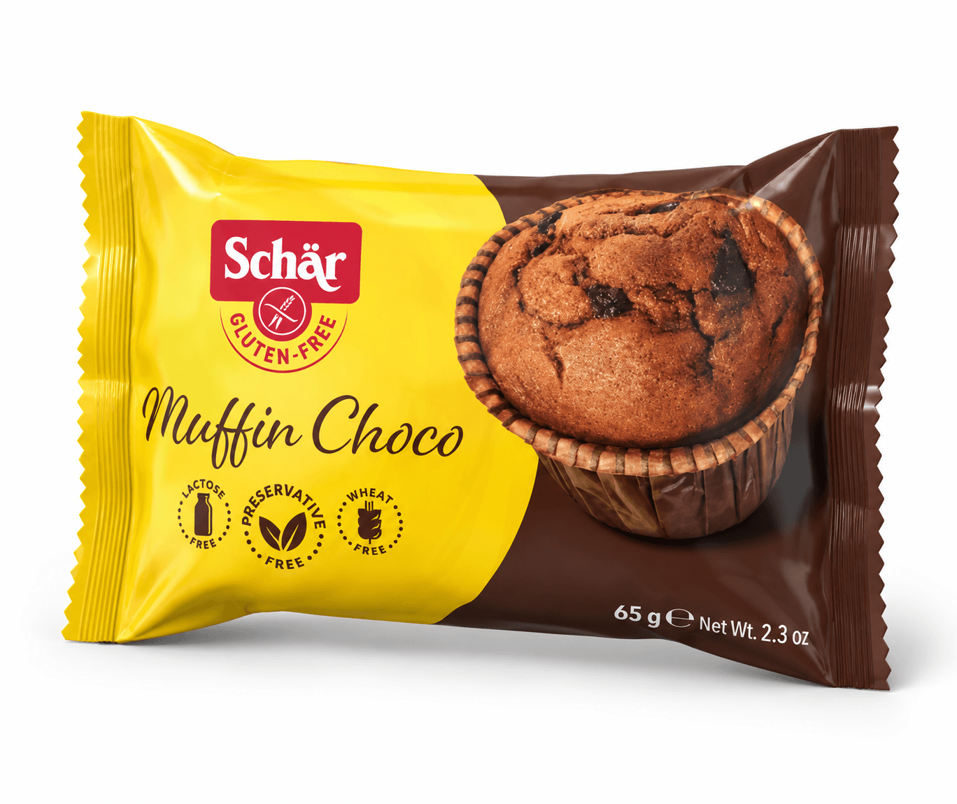 Шоколадний мафін без глютену MUFFINS CHOCO 65g O