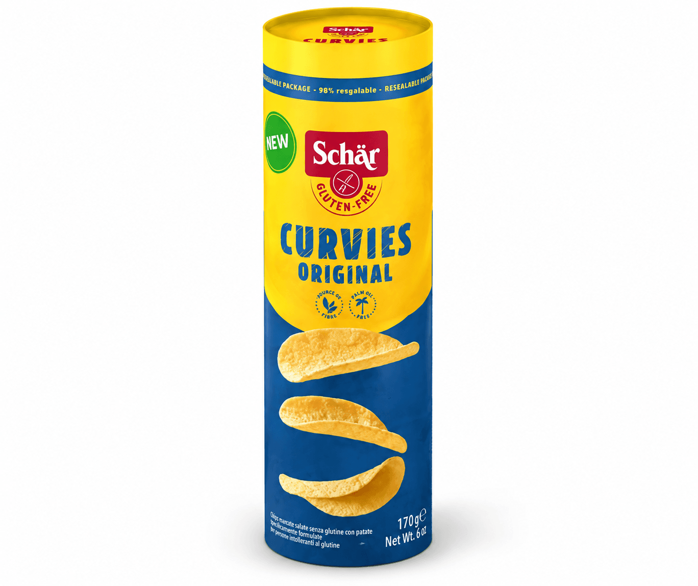 Чіпси без глютену картопляні CURVIES ORIGINAL 170g - зображення 1