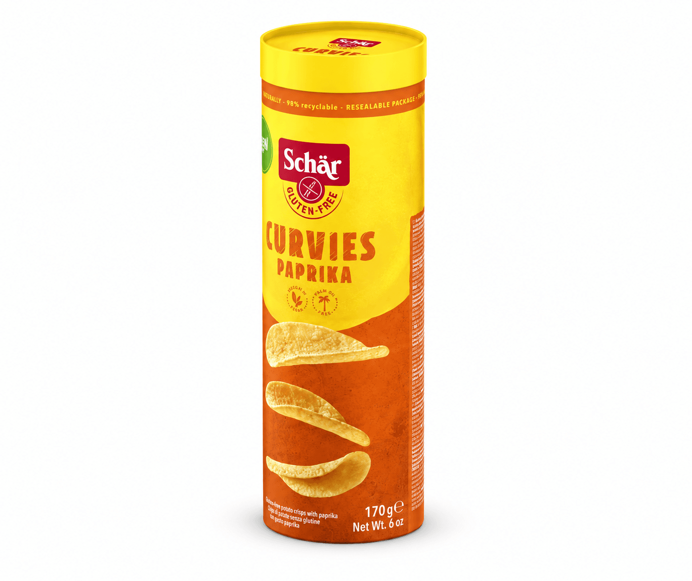 Чіпси без глютену картопляні з паприкою CURVIES PAPRIKA 170g - зображення 1