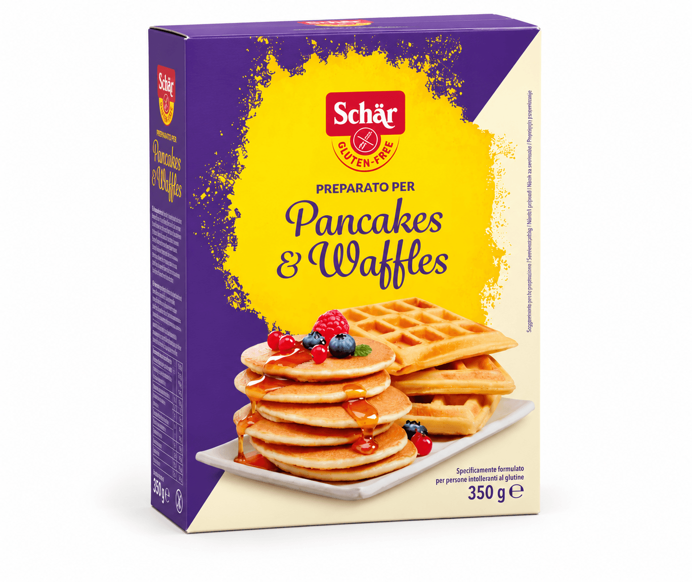 Суміш без глютену для млинців та вафель PANCAKES & WAFFLES 350g - зображення 1