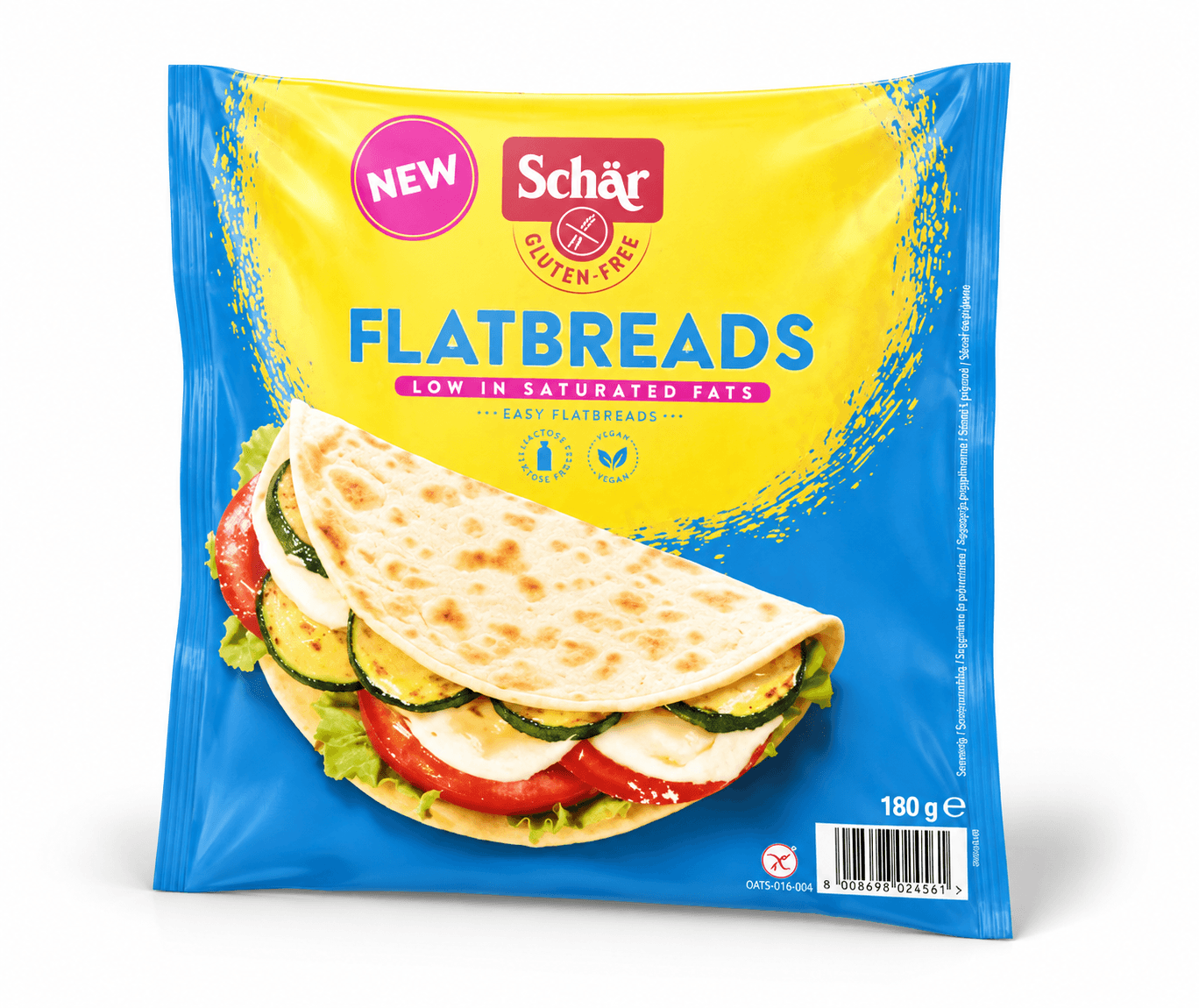 Міні тортілья без глютену FLATBREADS 180g - зображення 1